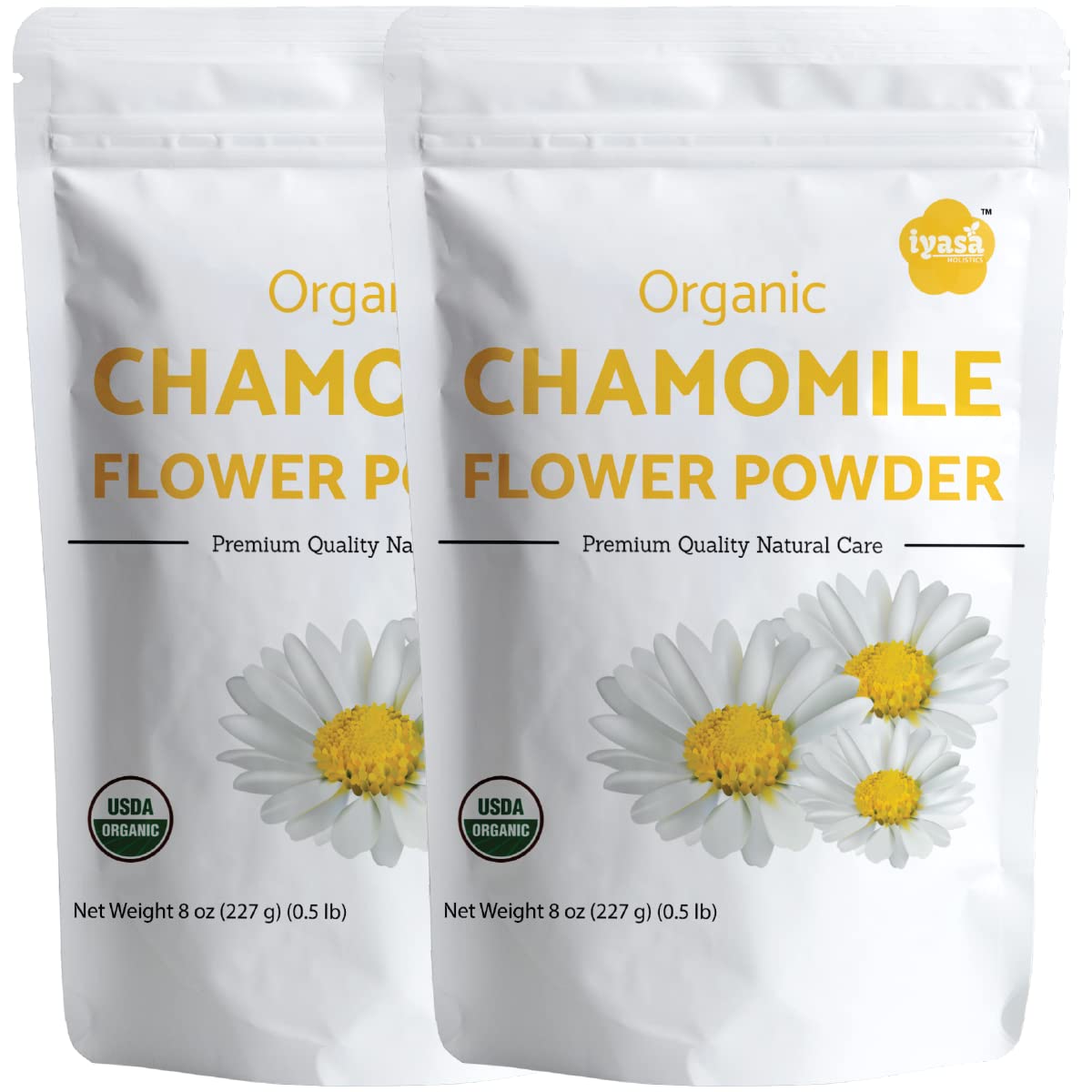 Iyasa Holistics Organic Chamomile Flowers Powder 16 oz