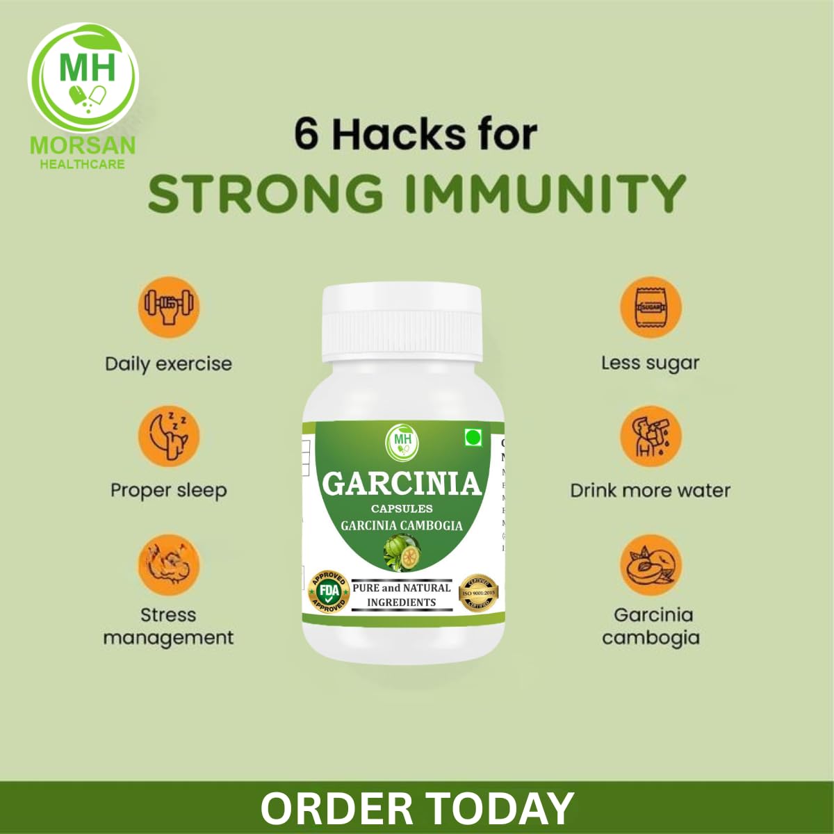 Morsan Healthcare Garcinia Cambogia Capsules 60 Count