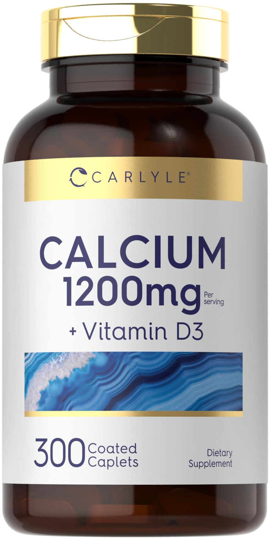 Carlyle Calcium 1200mg with Vitamin D3 Caplets 300