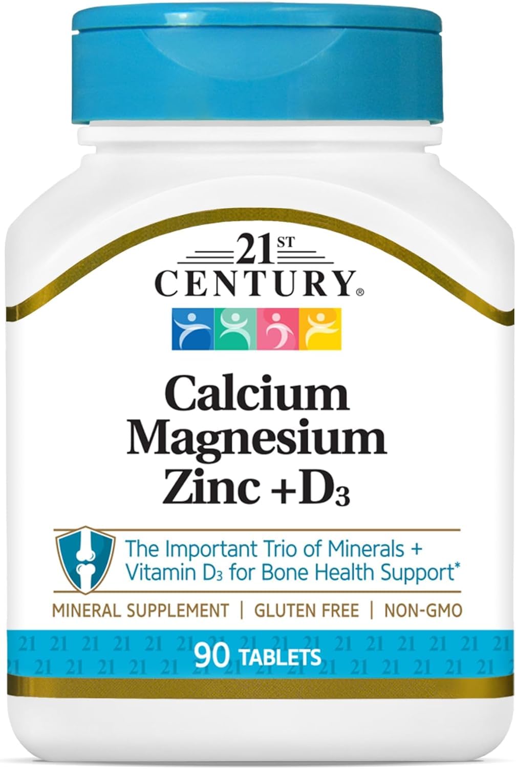 21st Century Cal MAG ZINC + D Tablets, 90 Count
