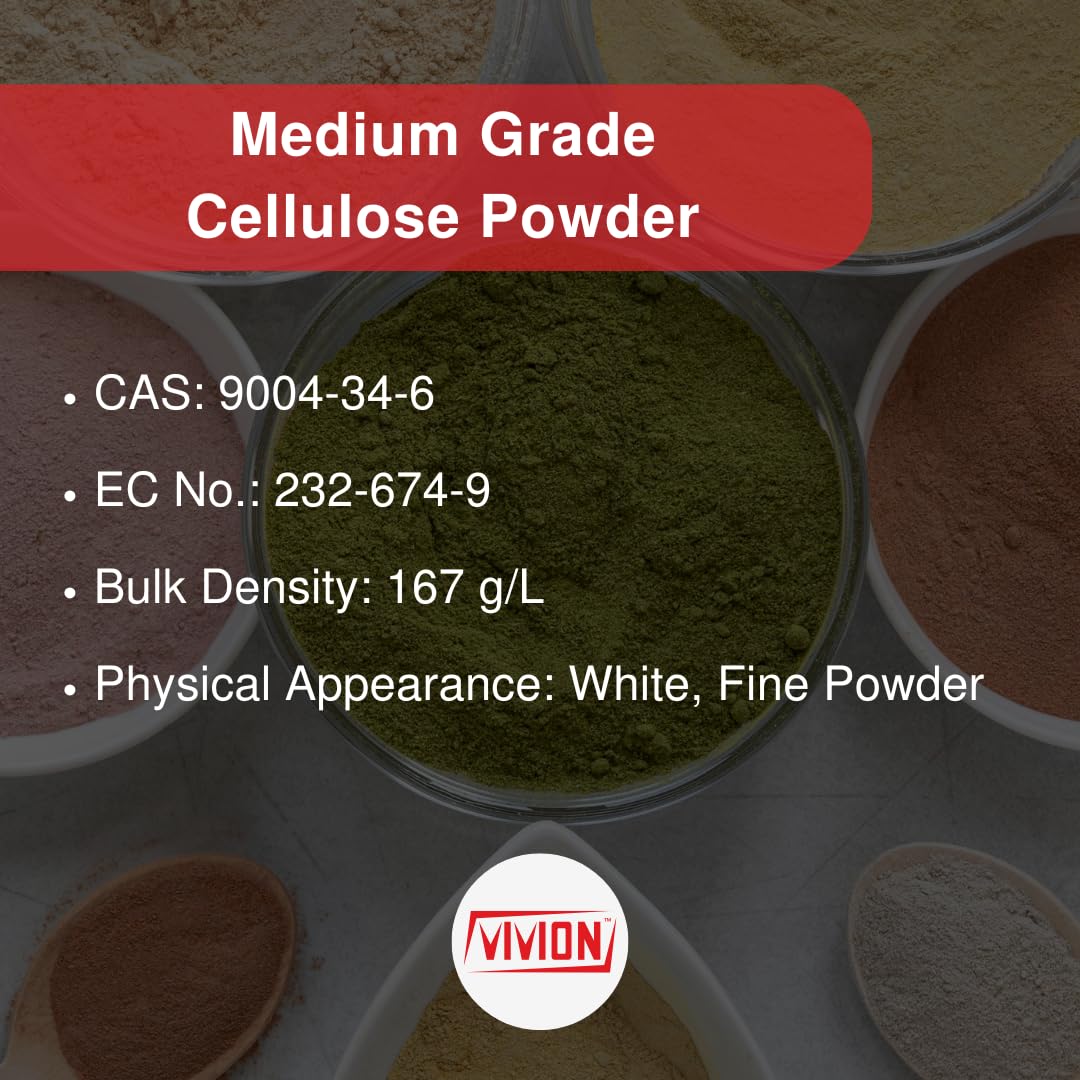 Vivion Alpha Cellulose Fiber Medium Grade Powder 704