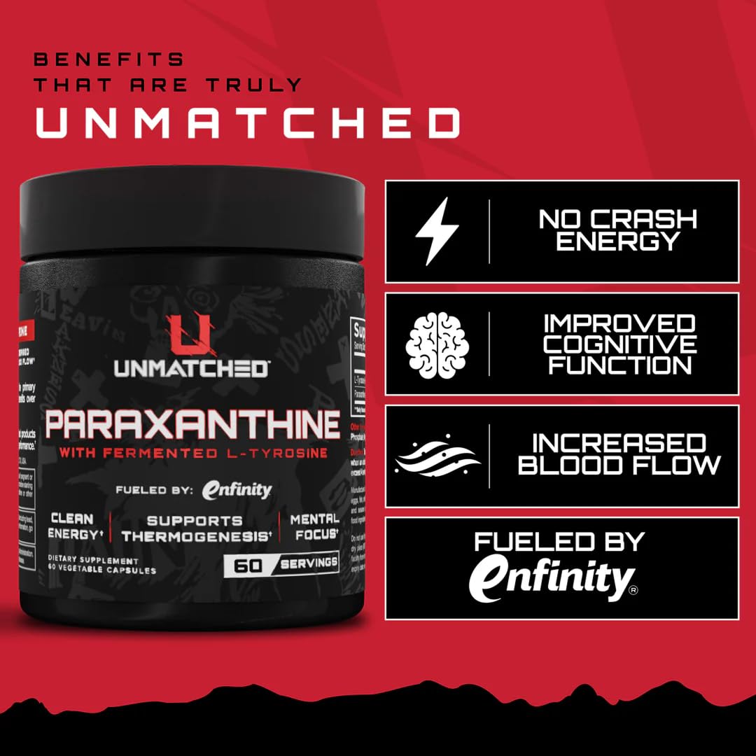 Unmatched Paraxanthine with Fermented L-Tyrosine 60 Capsules