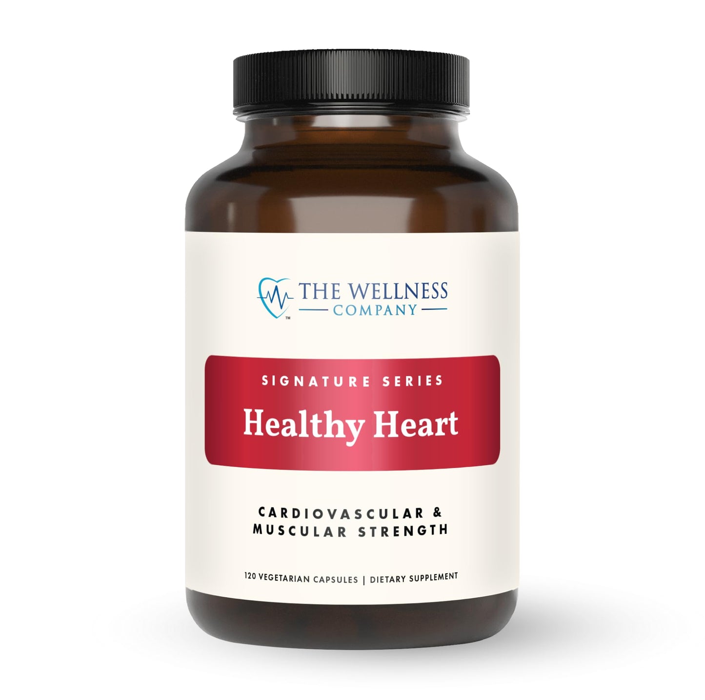 The Wellness Company Healthy Heart - Cardiovascular Strength, Blood Flow, Nitric Oxide Production & Healthy Cholesterol Levels 120 Capsules