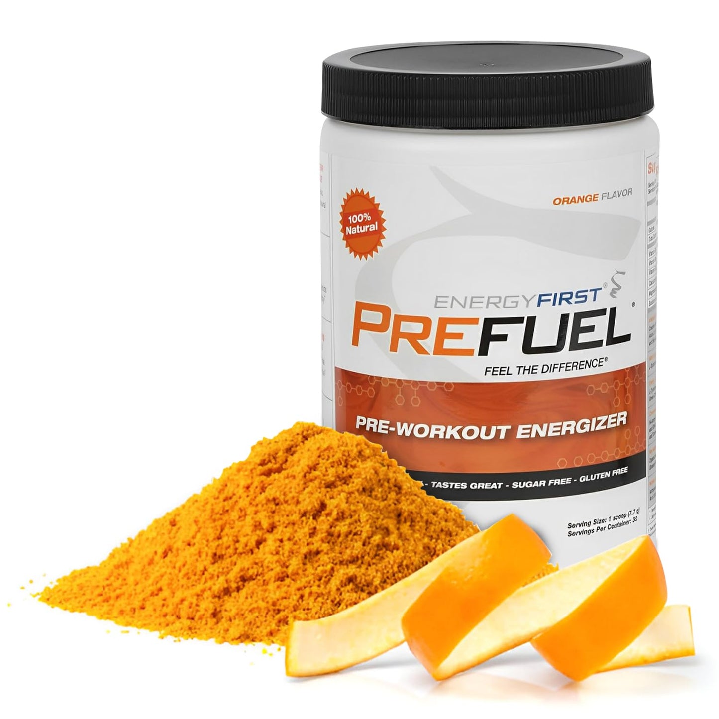 EnergyFirst Prefuel Vegan Pre-Workout Powder 8.6 oz