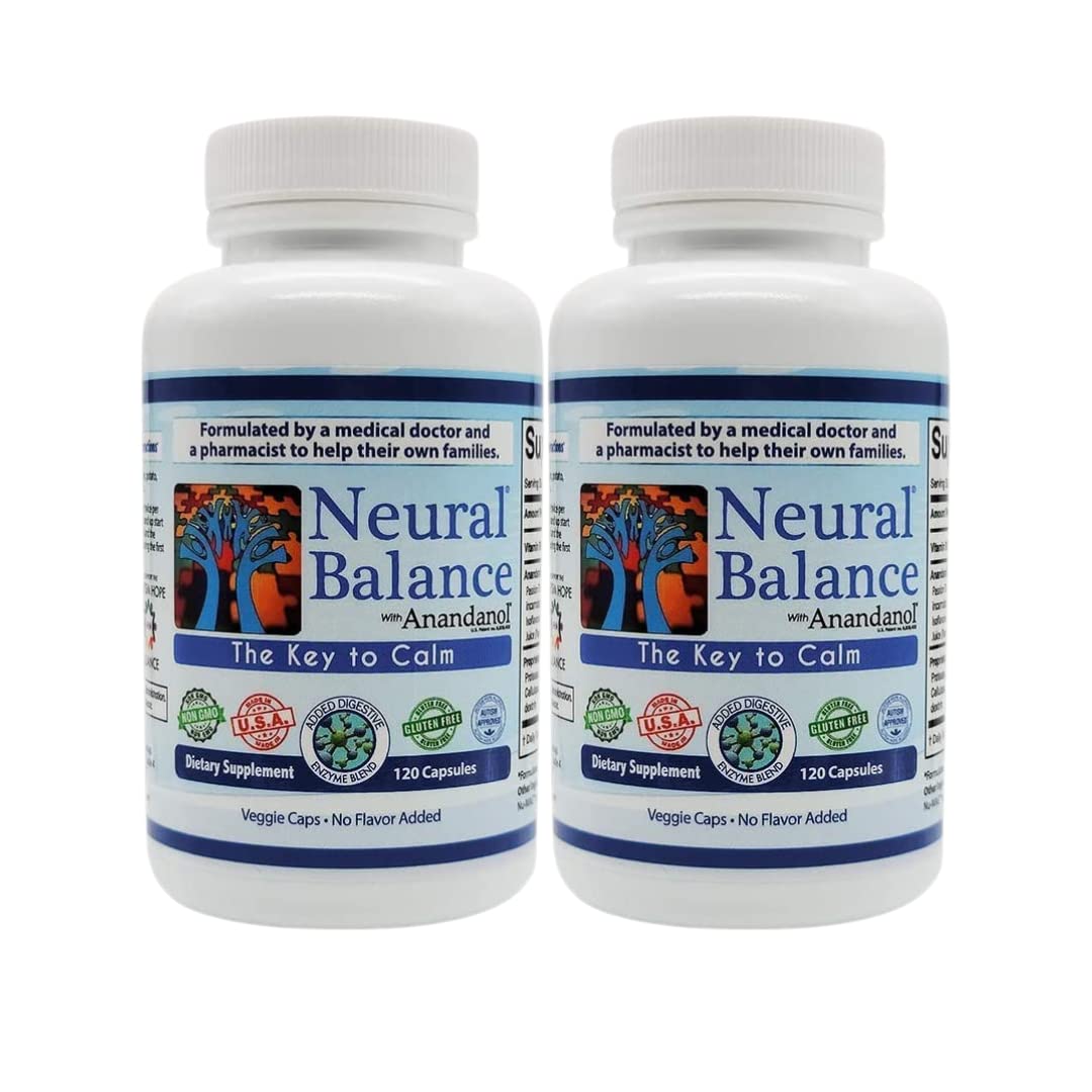 NEURAL BALANCE Anandanol with Proprietary Digestive Enzyme Blend Capsule, 1 Count