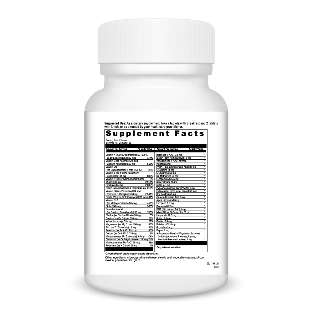 DNAVITE Dynamic Man Men’s Multivitamin Tablets, 120 Count