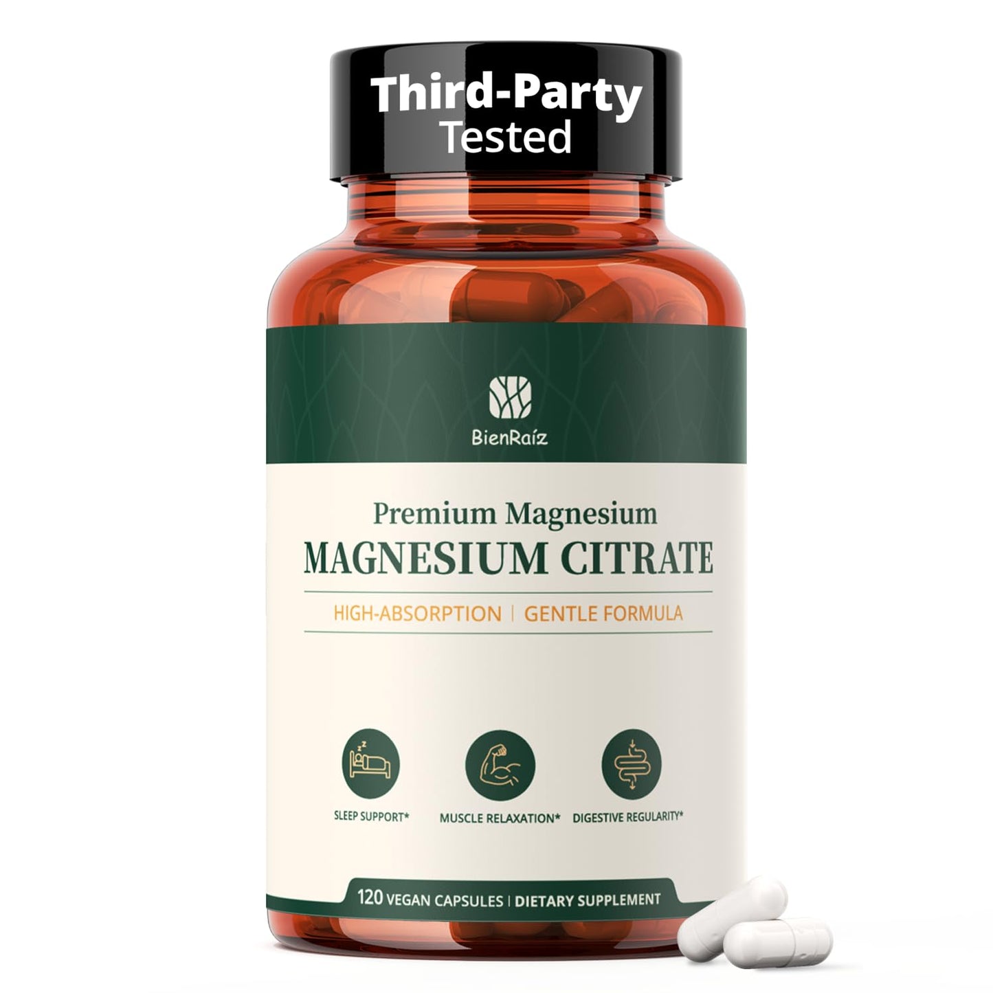 BienRaíz Magnesium Citrate Capsules 120