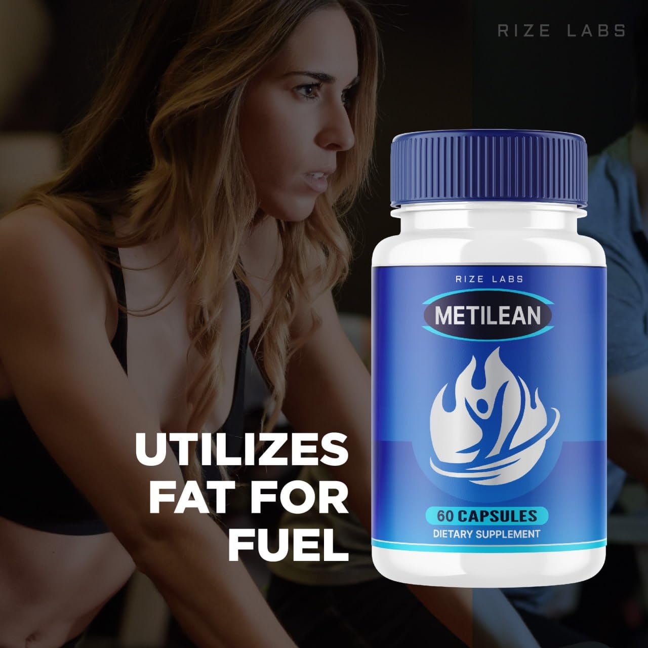 Rize Labs Metilean Weight Loss Supplement Capsule, 60 Count