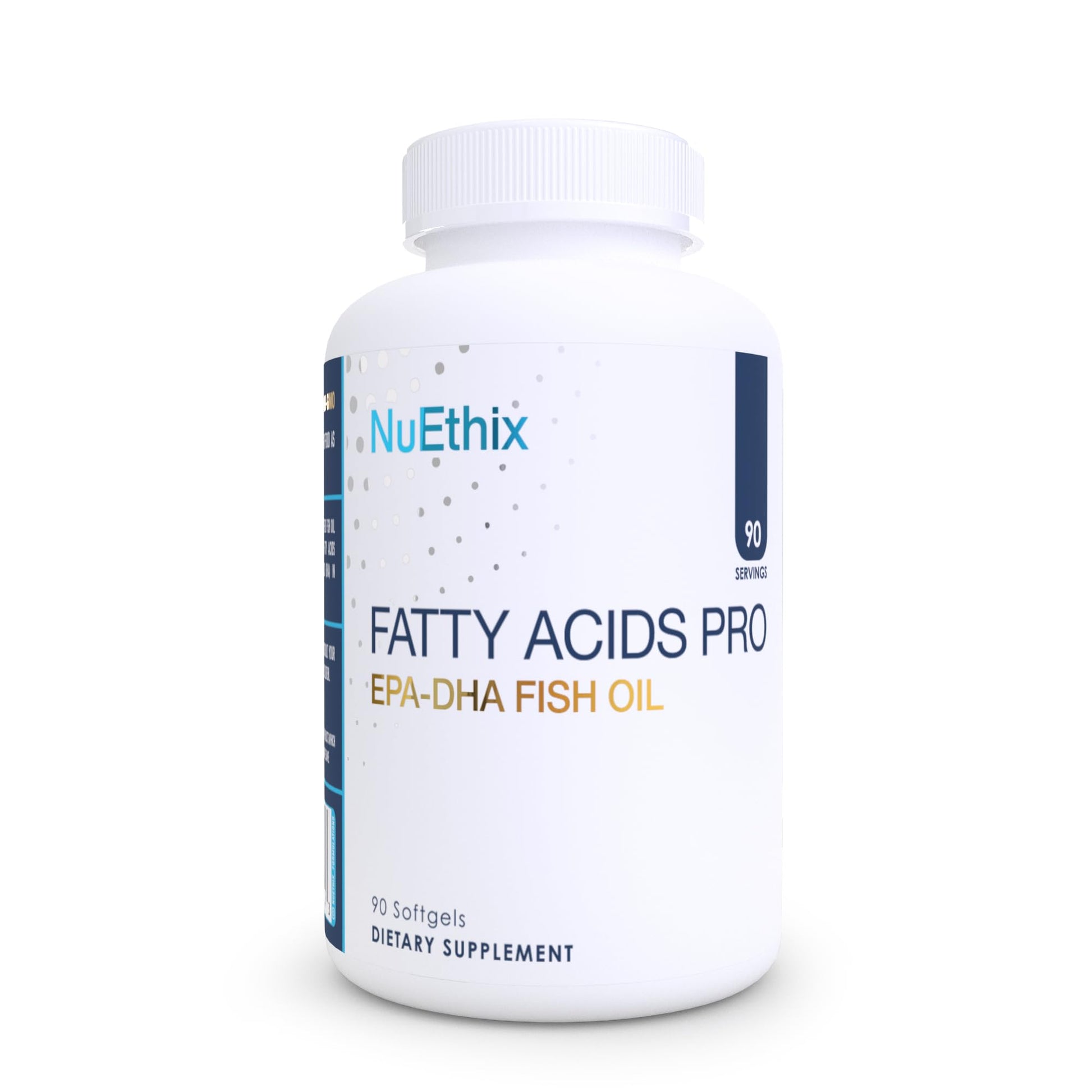NuEthix Formulations Fatty Acids Pro EPA-DHA Fish Oil Dietary Supplement, 90 Capsules