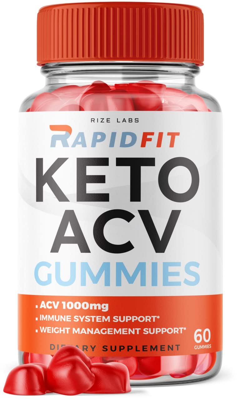 rize labs Rapid Fit Keto ACV Gummies for Advanced Weight Loss with Apple Cider Vinegar Supplement Belly Fat Extra Strength 60 Gummies