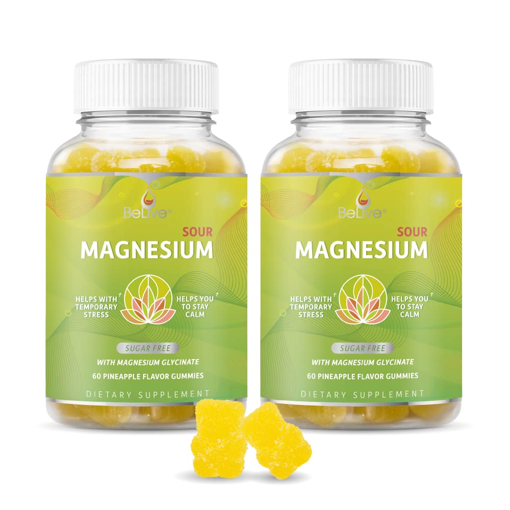 BeLive Magnesium Glycinate Gummies 200 mg, 120 Count