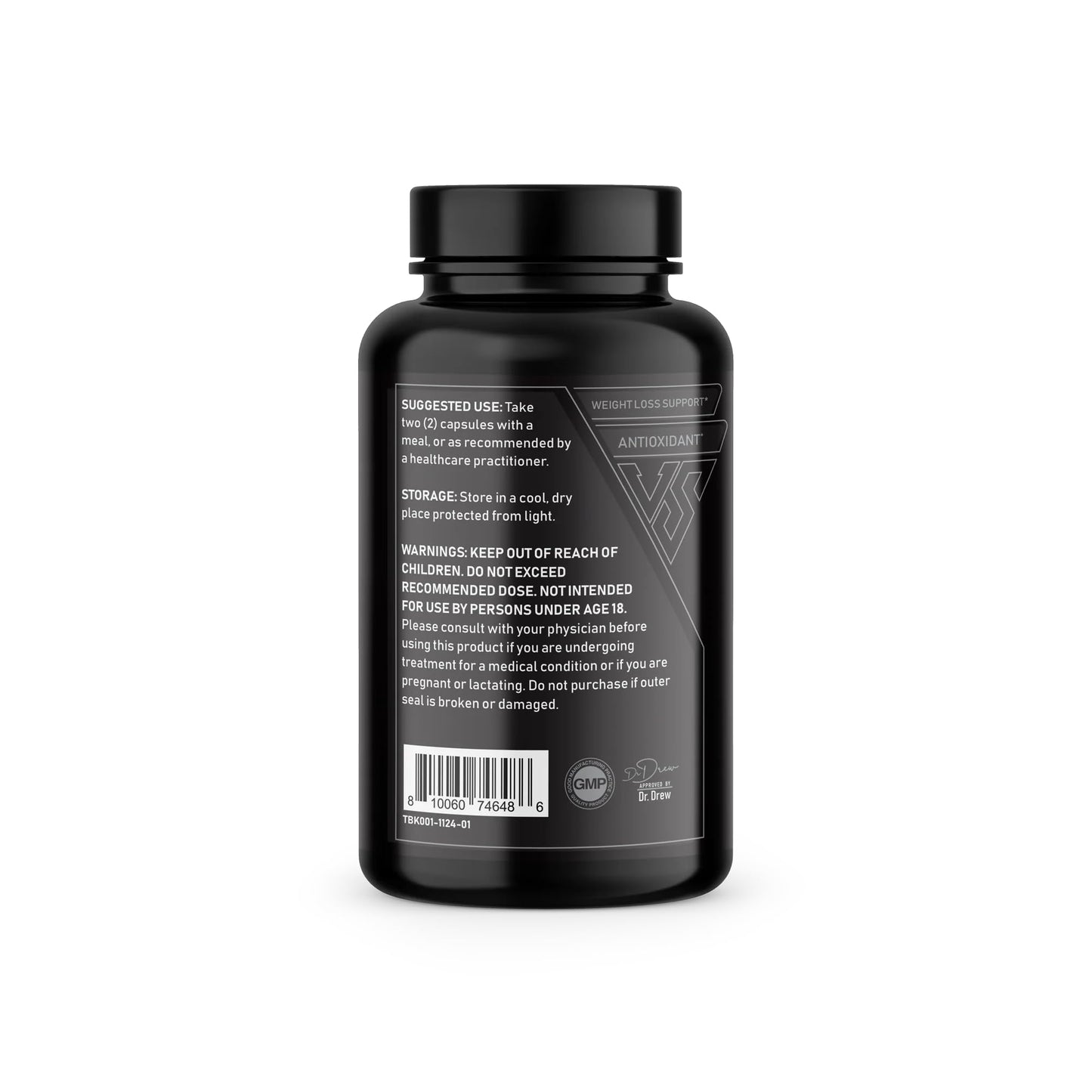 VShred MD Turmeric Black 60 Capsules