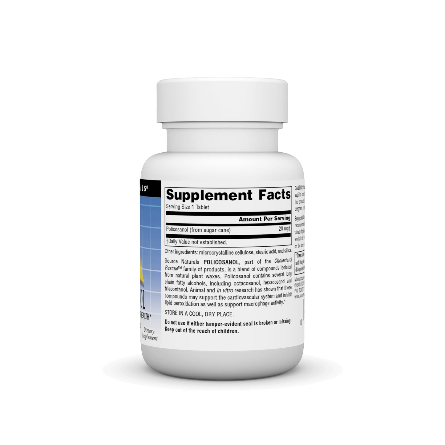 Source Naturals Policosanol Tablet, 30 Count