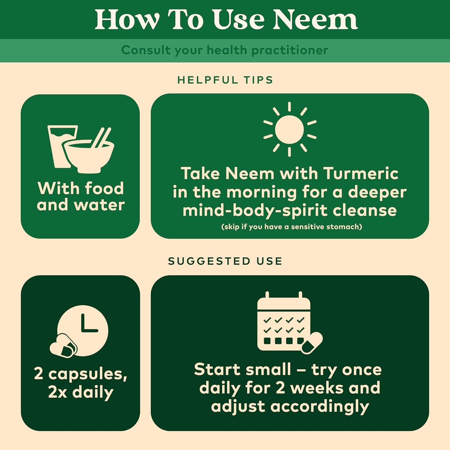 Organic India Neem Capsules, 90 Count