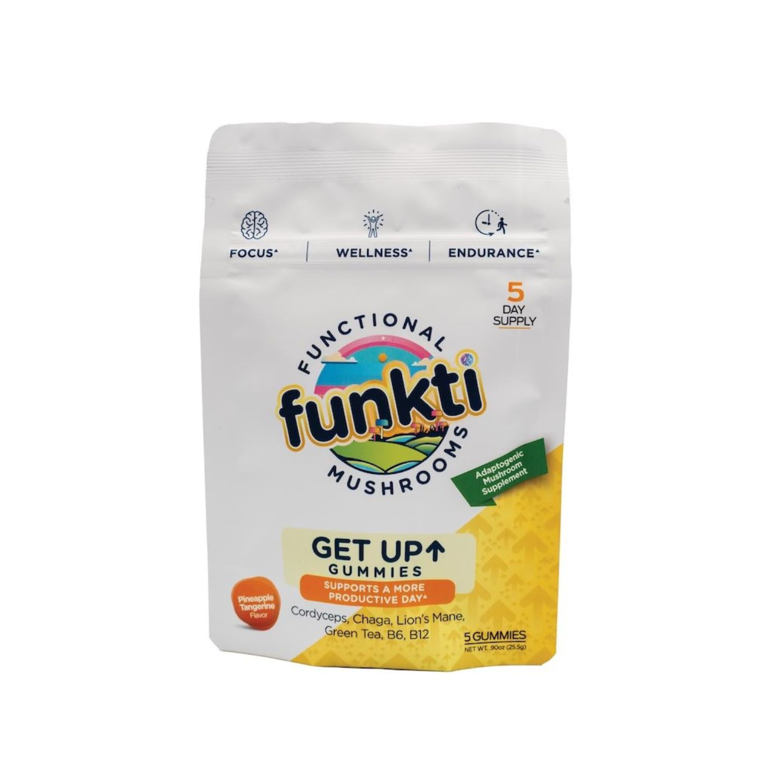 funkti Focus Mushroom Gummies, 5 Count