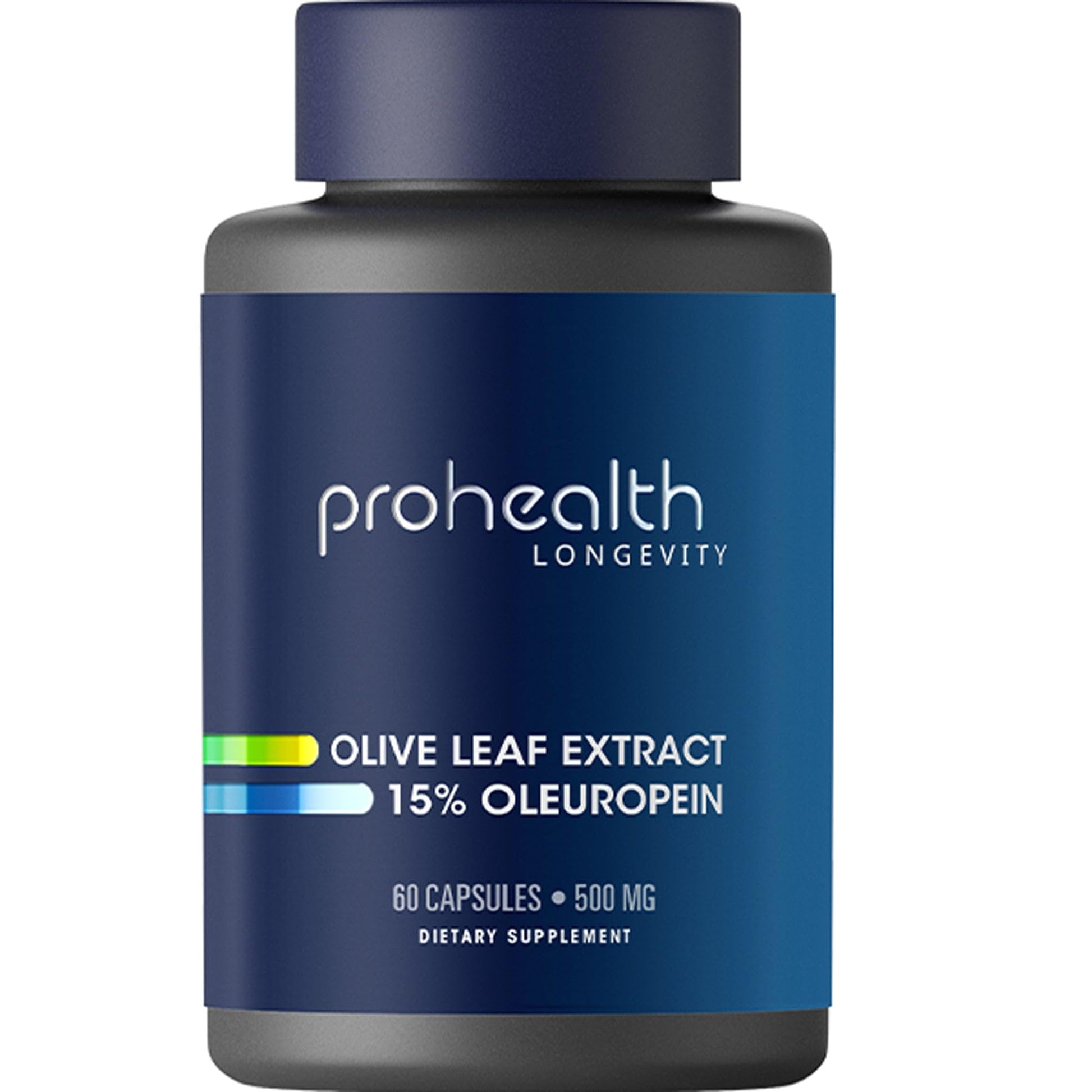 ProHealth Olive Leaf Extract 500 mg (15% Oleuropein) Capsules 60 Count
