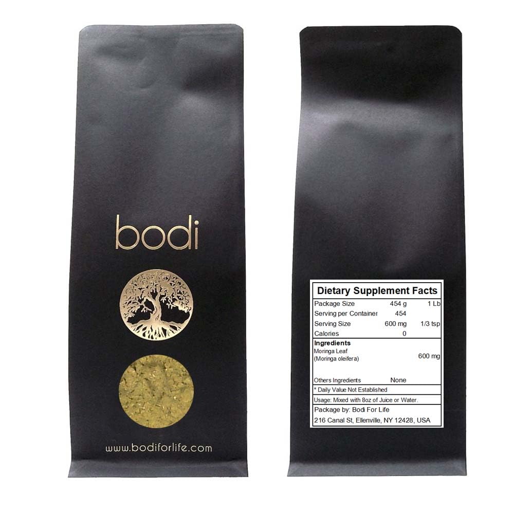 bodi Moringa Leaf Powder, 16 Ounce