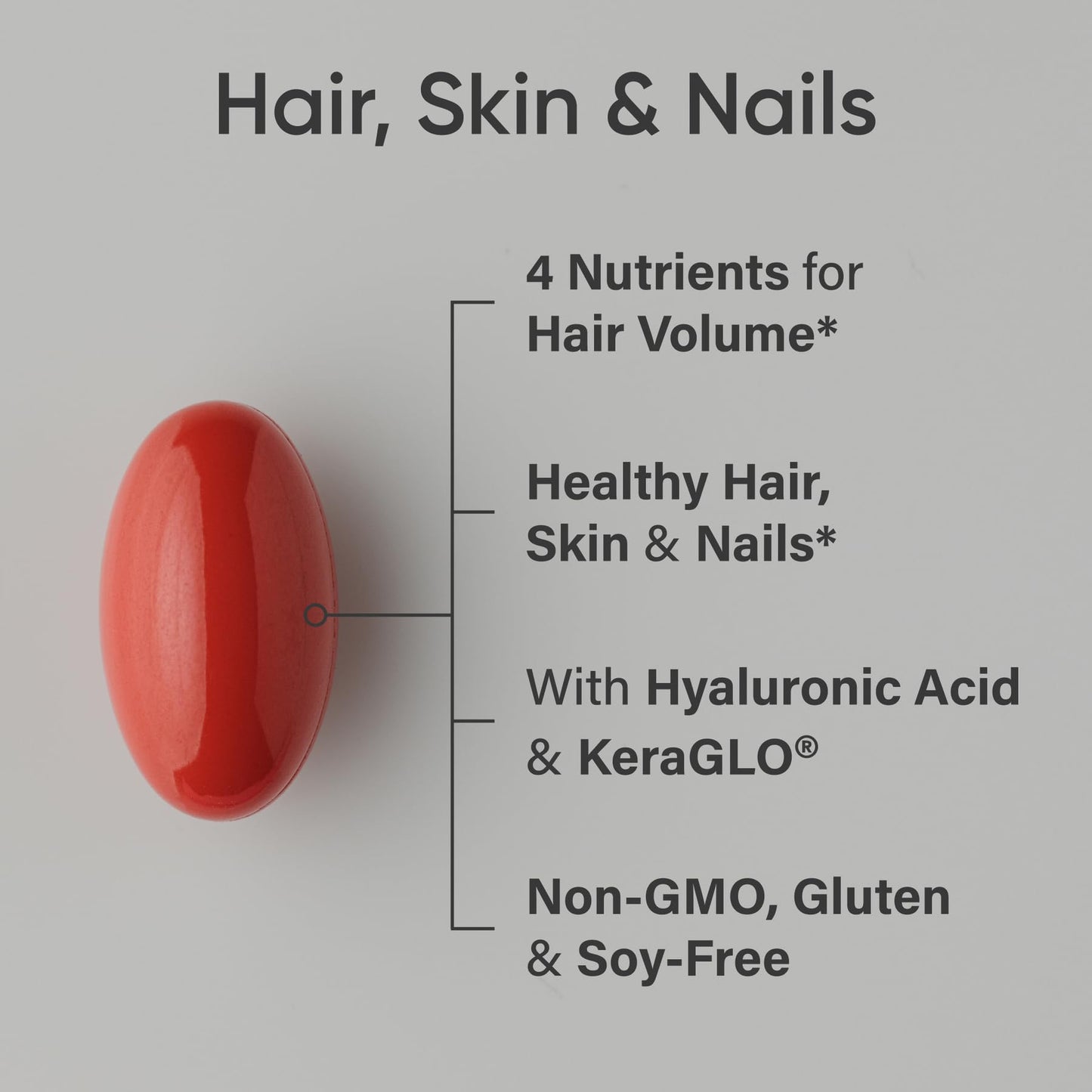 Sports Research Hair, Skin & Nails Complex Softgel 60 Softgels