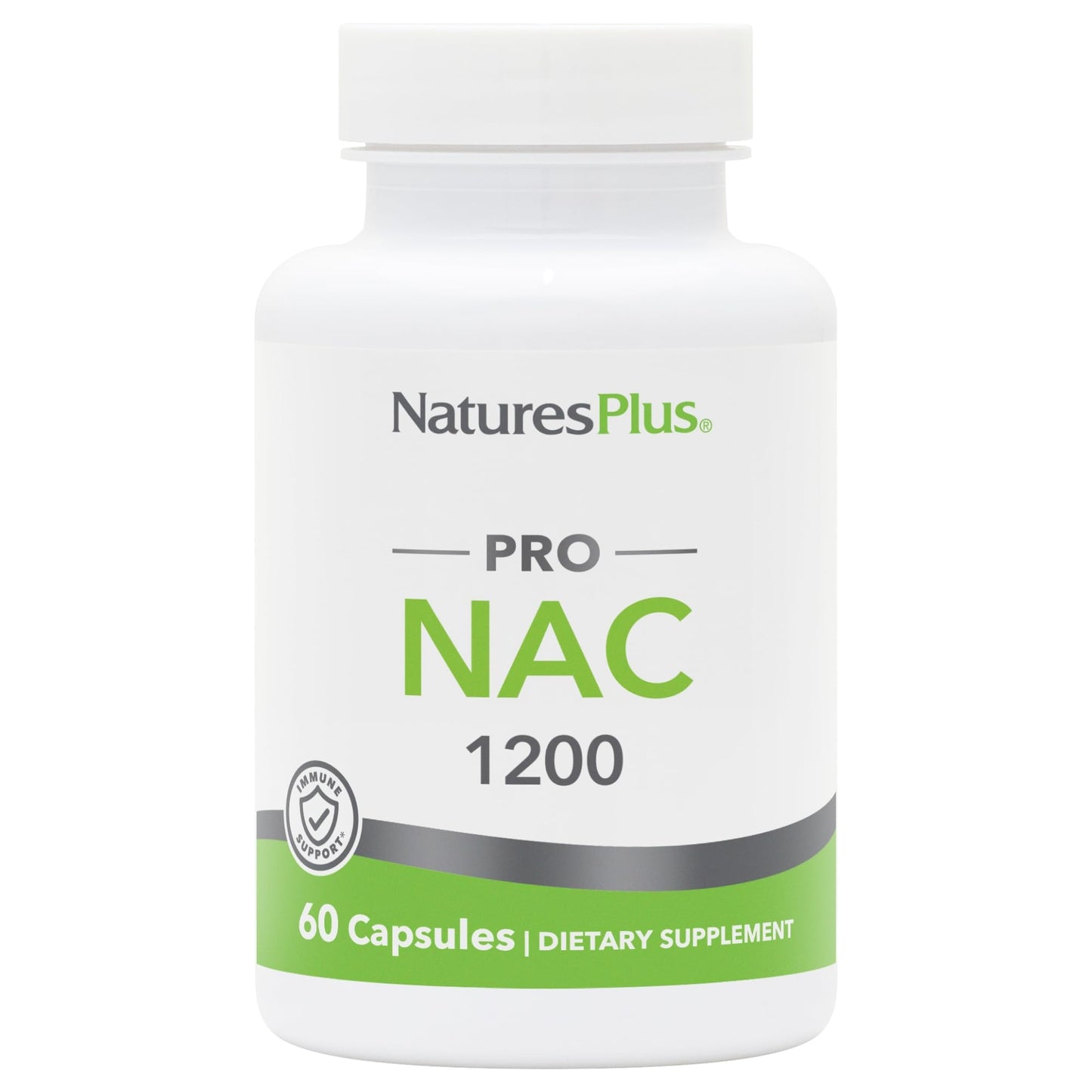 NaturesPlus PRO NAC 1200 mg Capsules 60