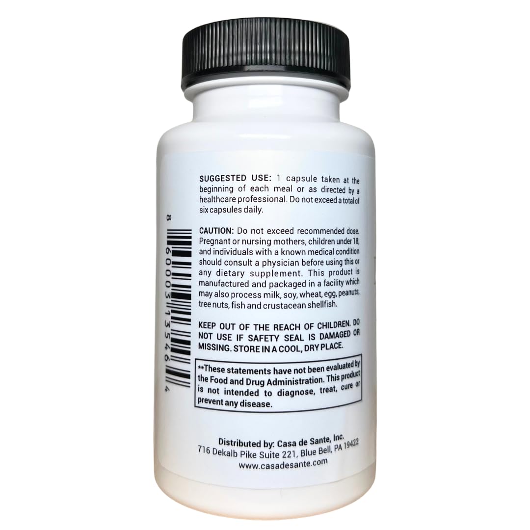 Casa de Sante FODMAP Digestive Enzymes 60 Capsules