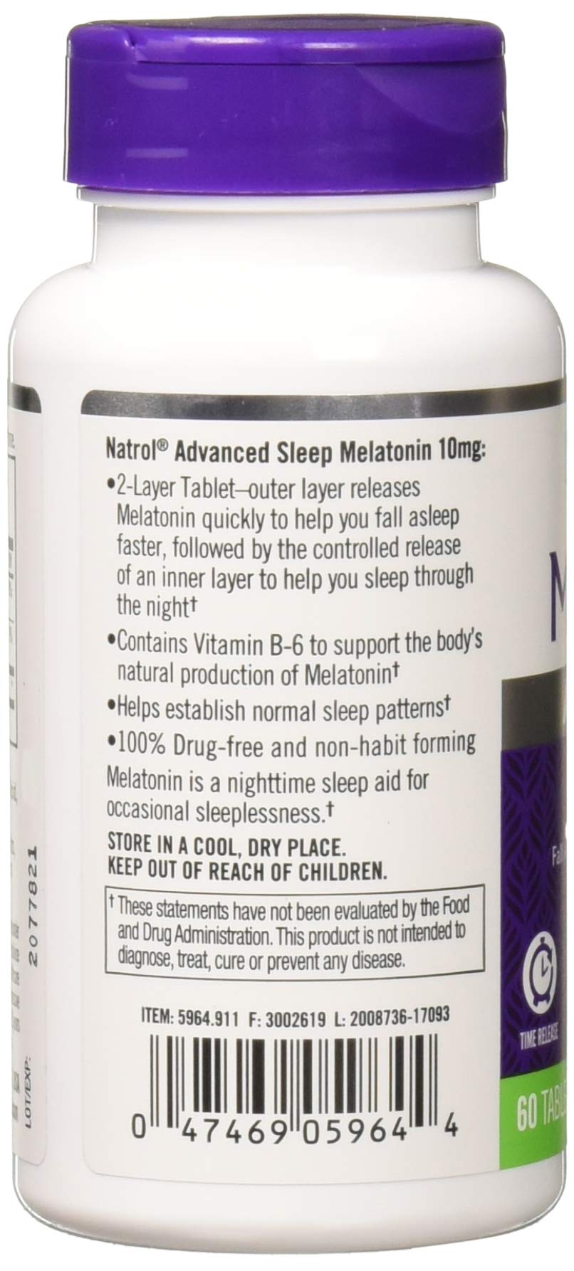 Xllent Advanced Sleep Melatonin Tablets, Maximum Strength 10 mg, 480 Tablets