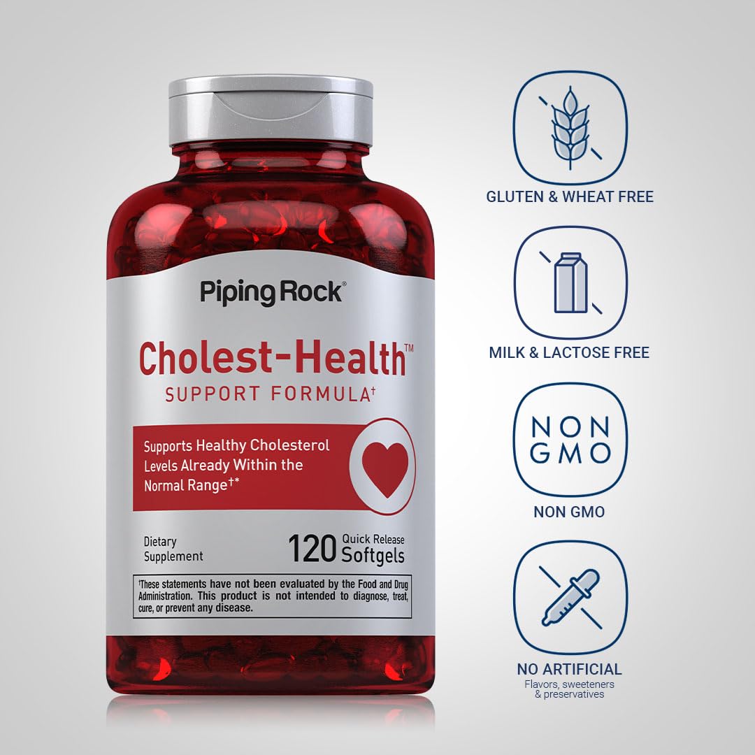 Piping Rock Cholesterol Health Supplement Softgels 120