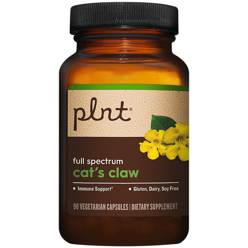 plnt Cat's Claw Full Spectrum for Immune Support 90 Capsules