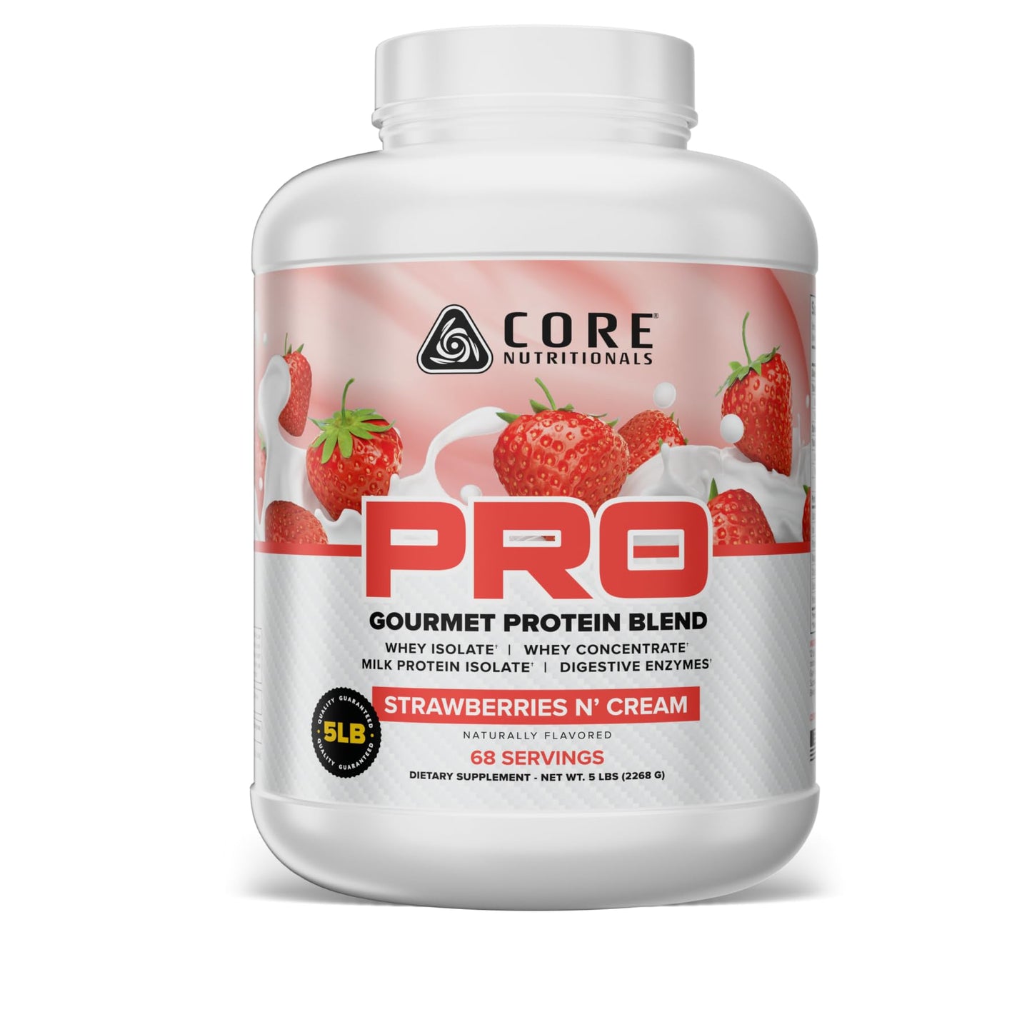 Core Nutritionals PRO Gourmet Protein Blend Powder, 80 Servings