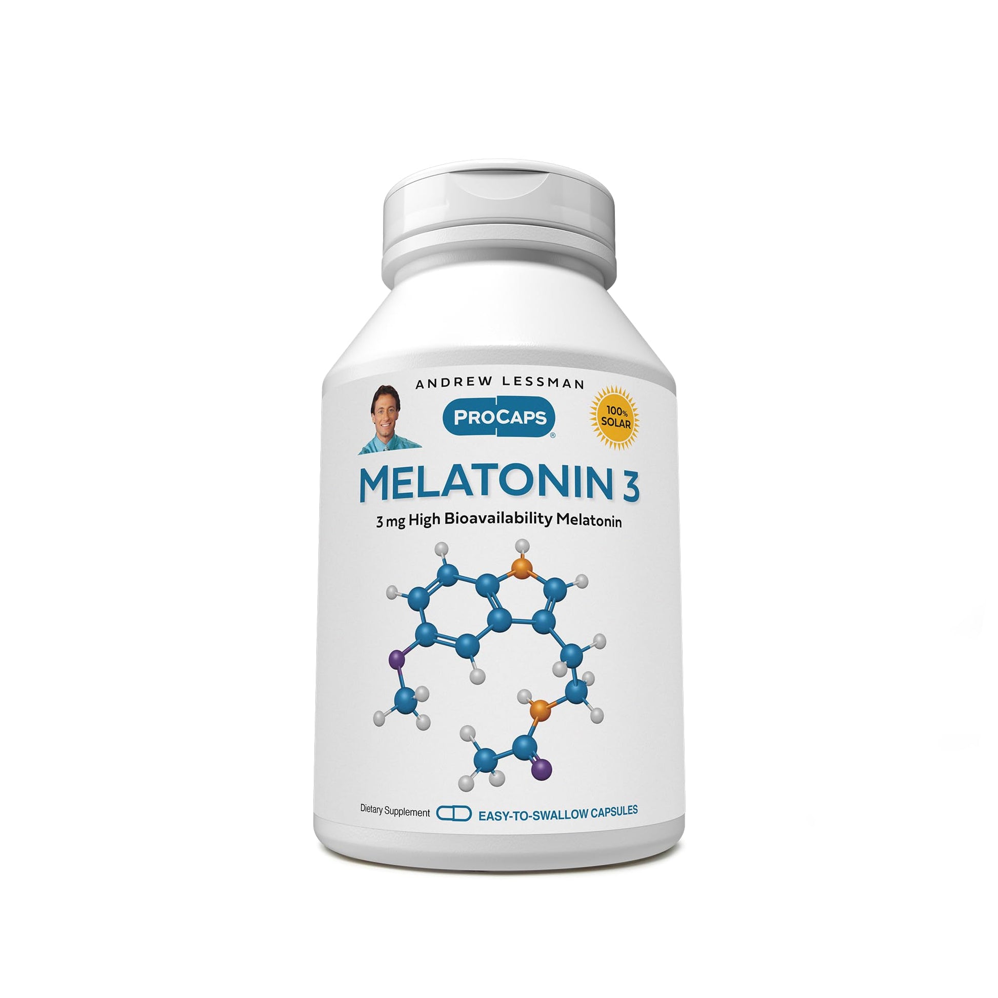 ANDREW LESSMAN Melatonin-3 mg Capsules, 60 Count