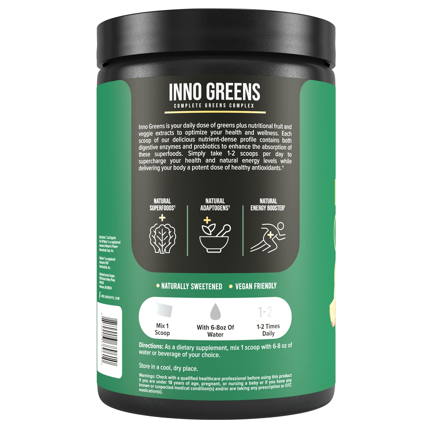 InnoSupps Inno Greens Powder 9.6