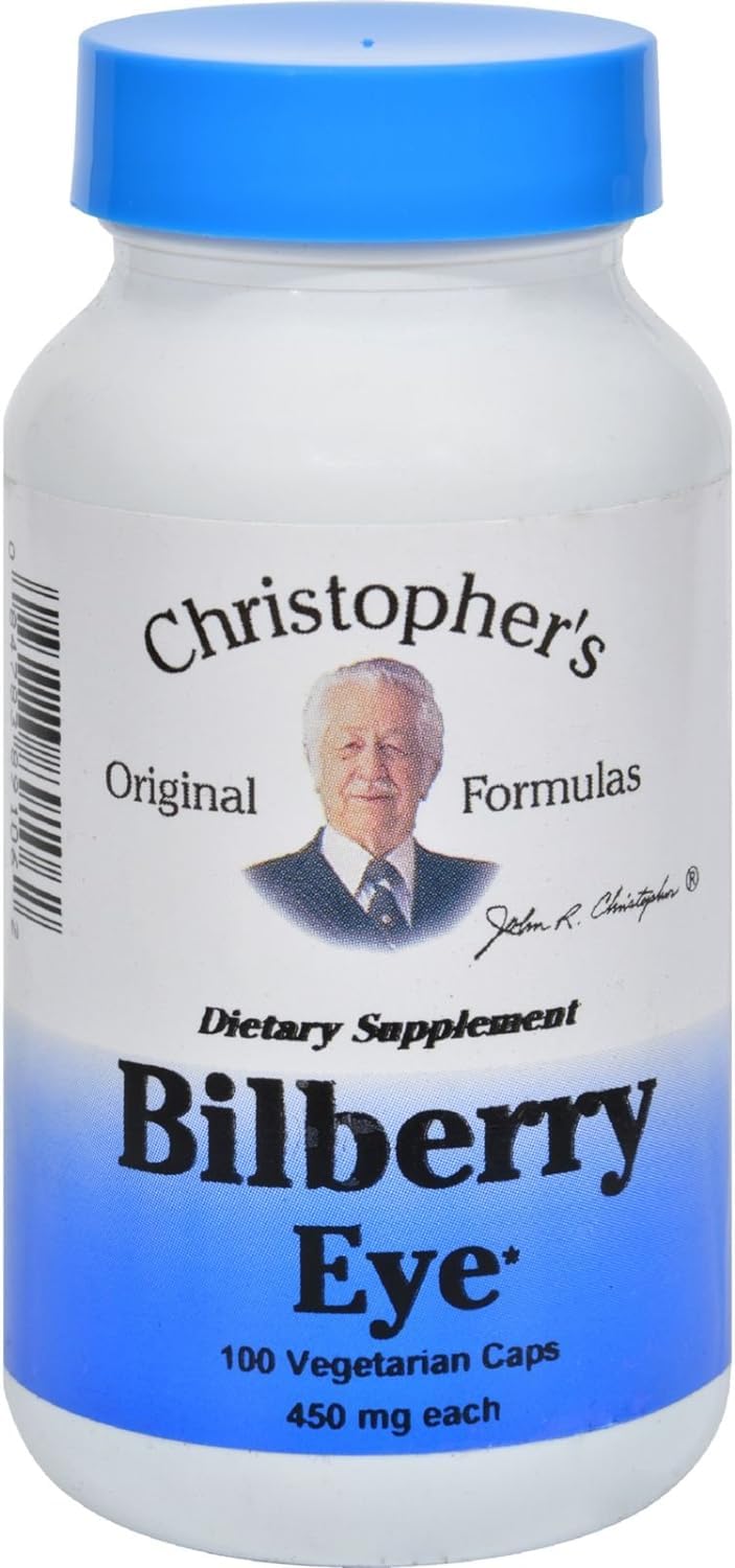 Christopher's Original Formulas Bilberry Eye Formula Capsules 1 Count