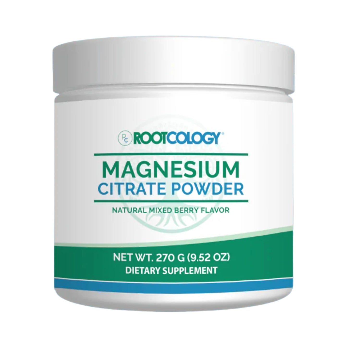 Rootcology Magnesium Citrate Powder 9.52 Ounce