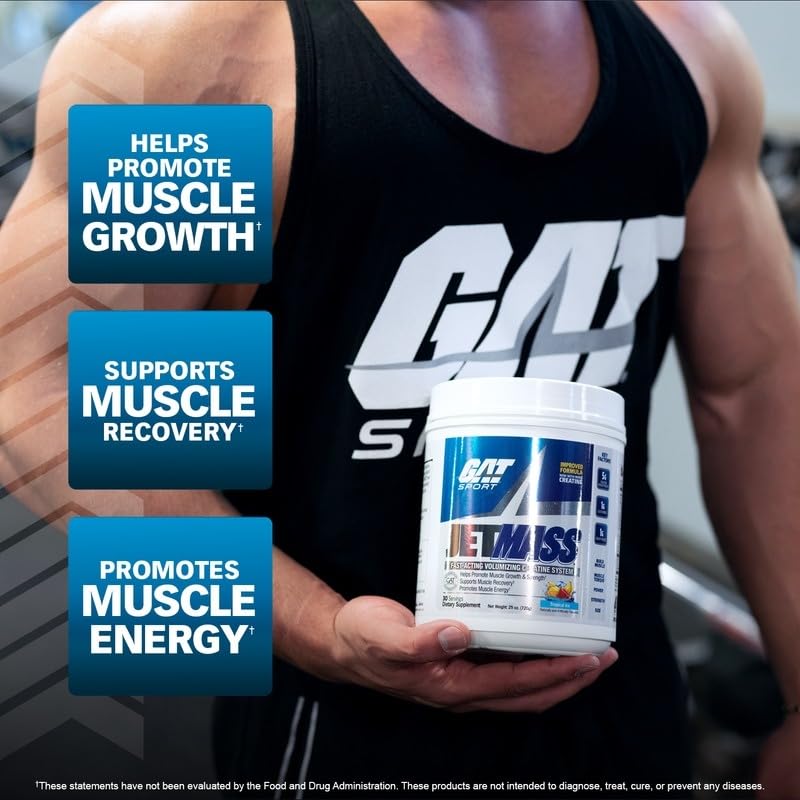 GAT SPORT JetMass Fact-Acting Volumizing Creatine System Powder 25