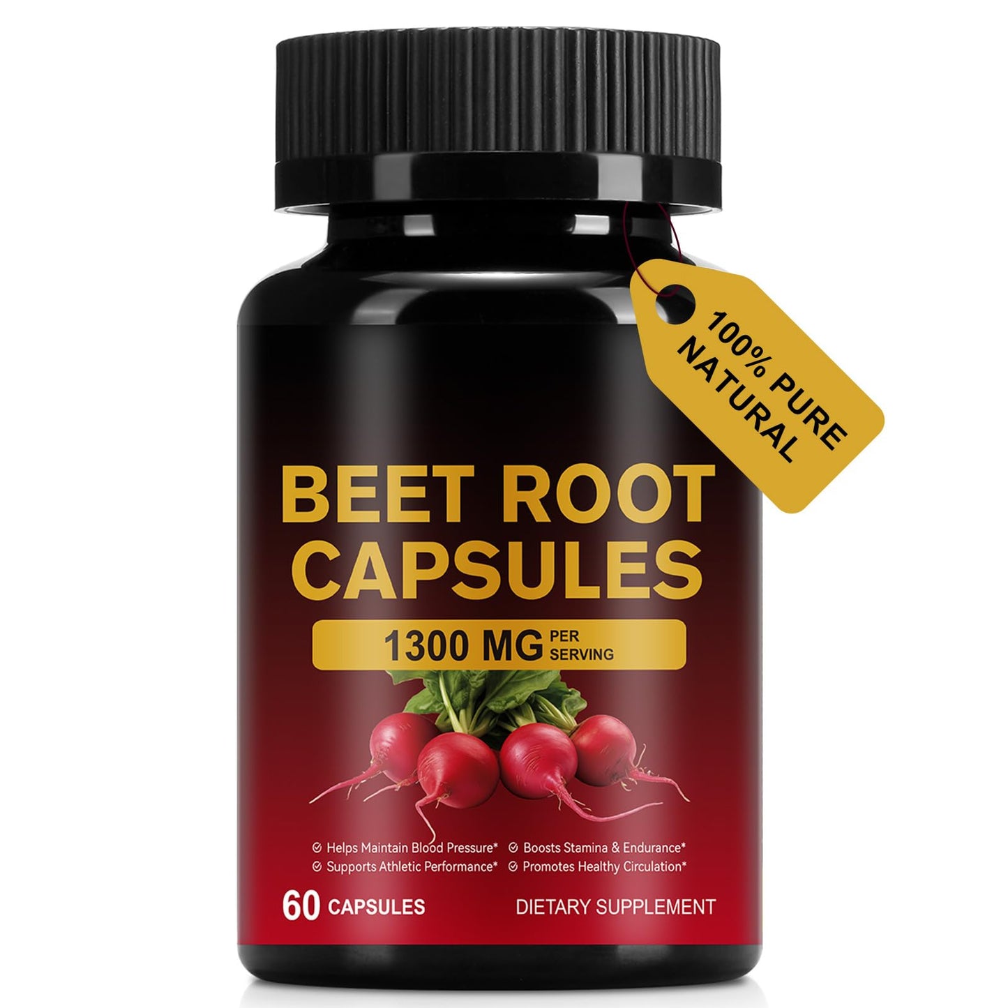 Vceeoy Beetroot 1300mg Capsule, 60 Count