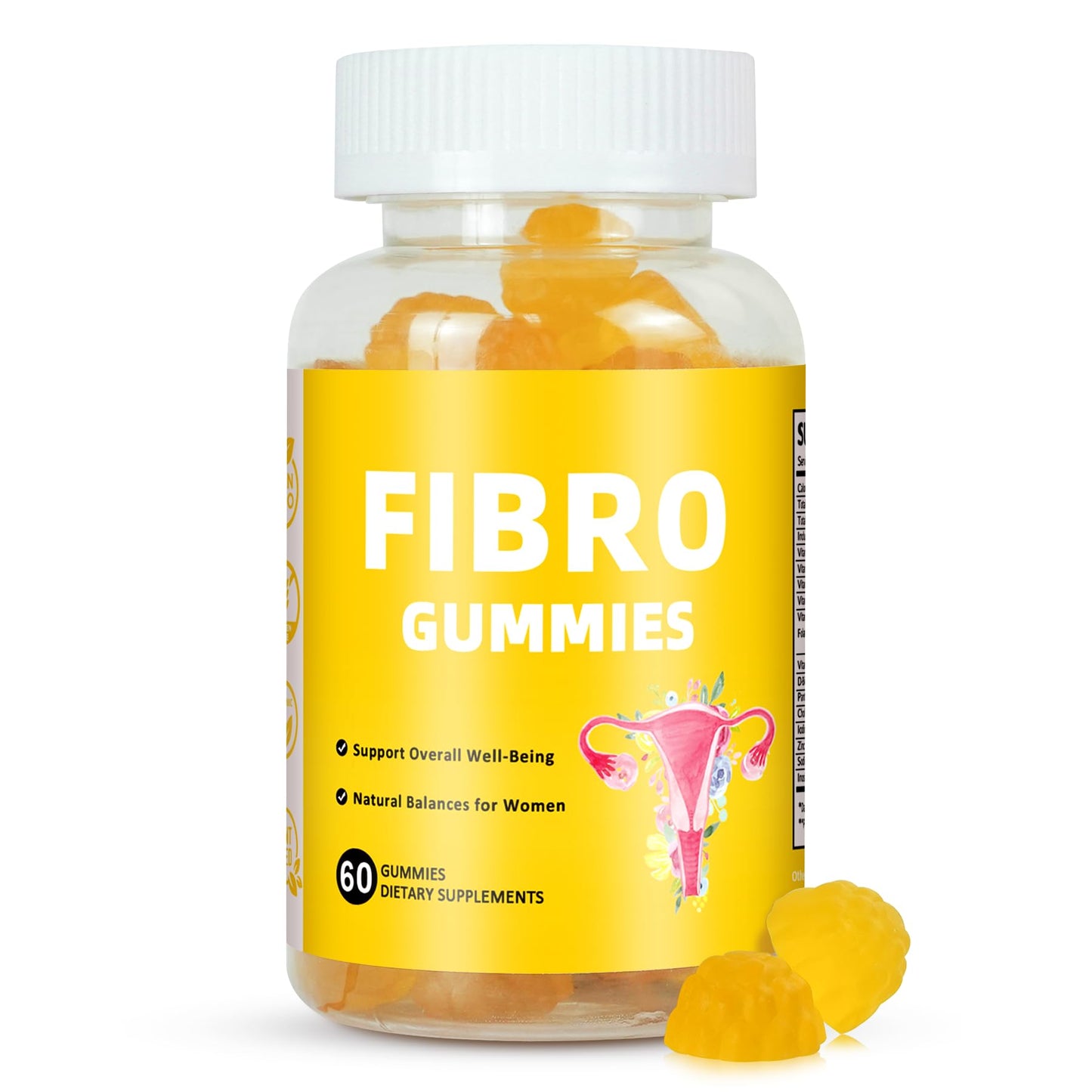 Aromlife Fibro Inositol Gummies with Folate & Vitamins B6 & B12, 60 Gummies