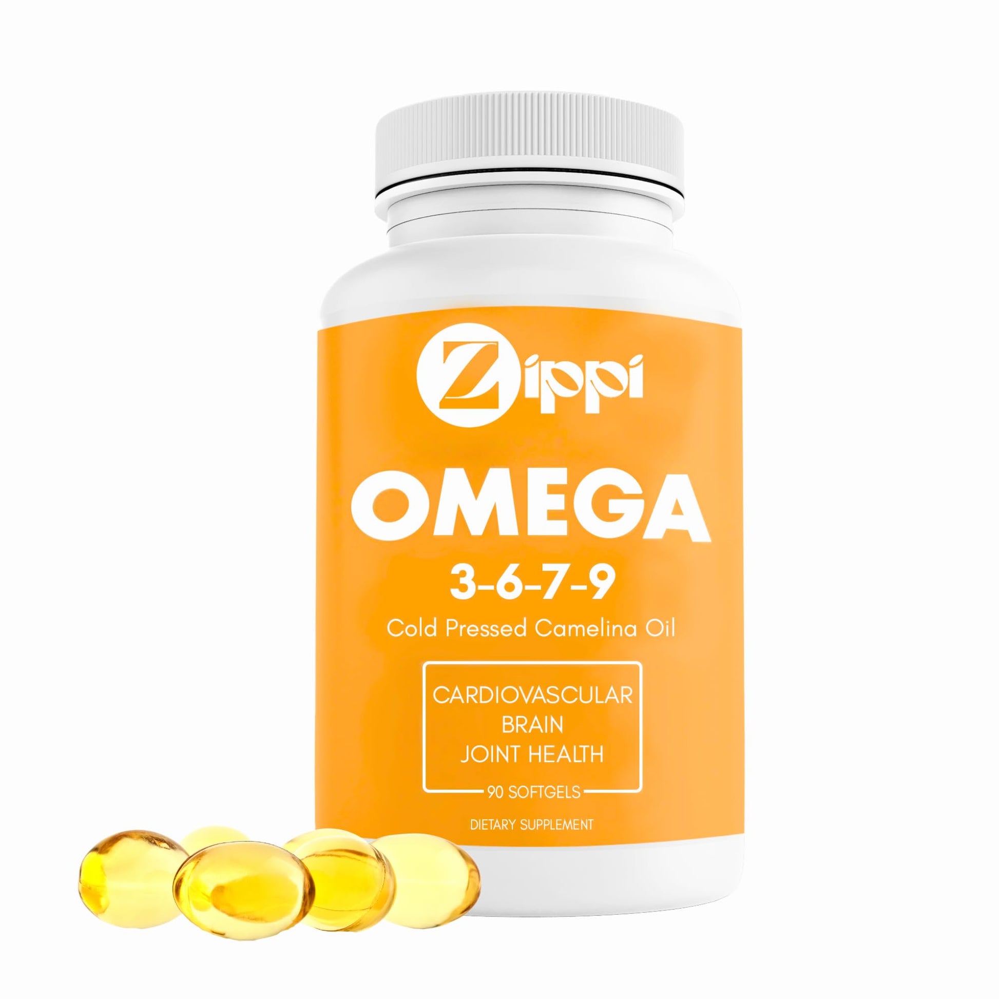 Zippi Omega 3-6-7-9 Camelina Softgels, 60 Count