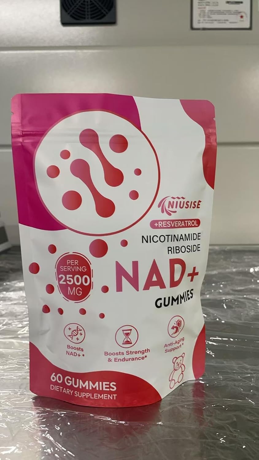 Moolike Liposomal Nicotinamide Riboside with Resveratrol and Quercetin Gummies, 60 Gummies