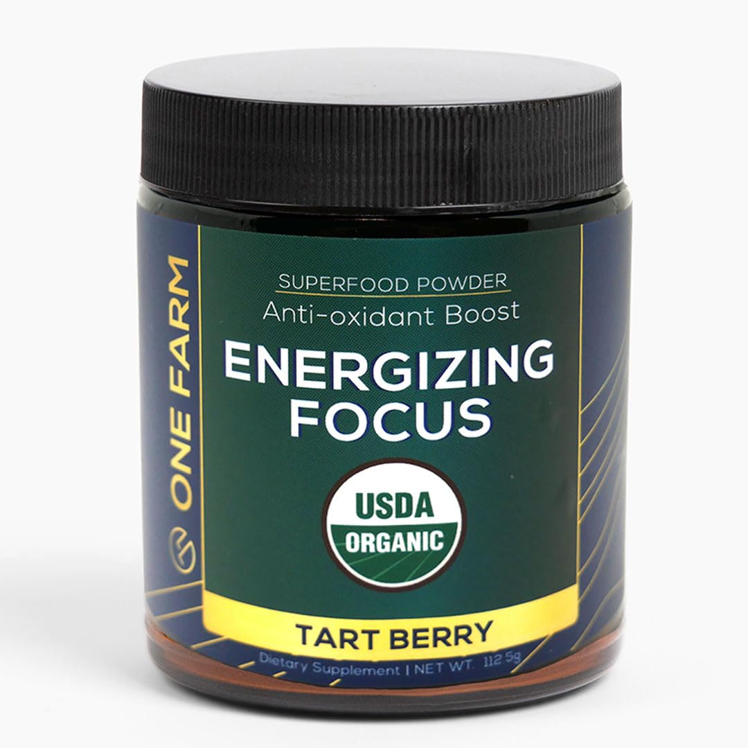One Farm by WAAYB Energizing Focus Powder Blend Powder 3.17 Ounce