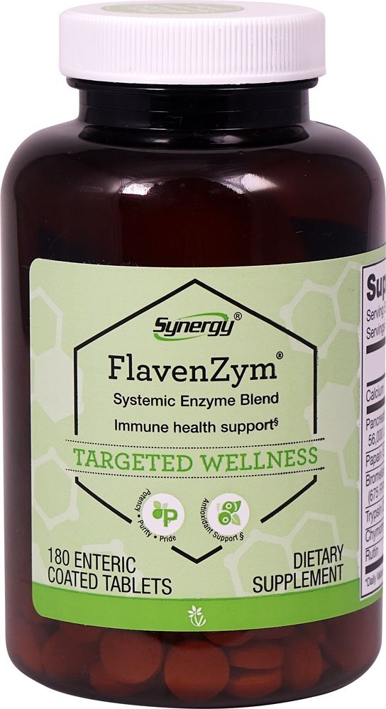 Vitacost Brand FlavenZym Systemic Enzymes Tablets 180
