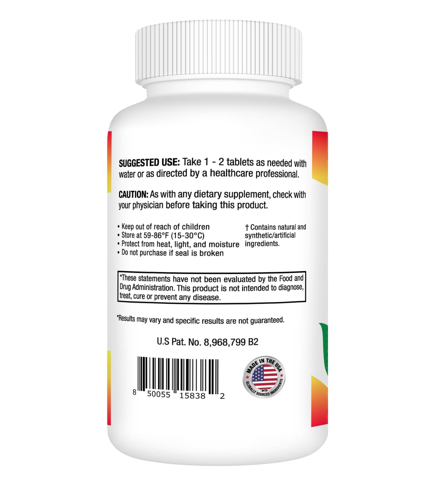Rise-N-Shine Time Release Energy Support with L-Tyrosine, Thiamine, Vitamin B6, Vitamin B12, Thiamin & More Tablets, 40 Count