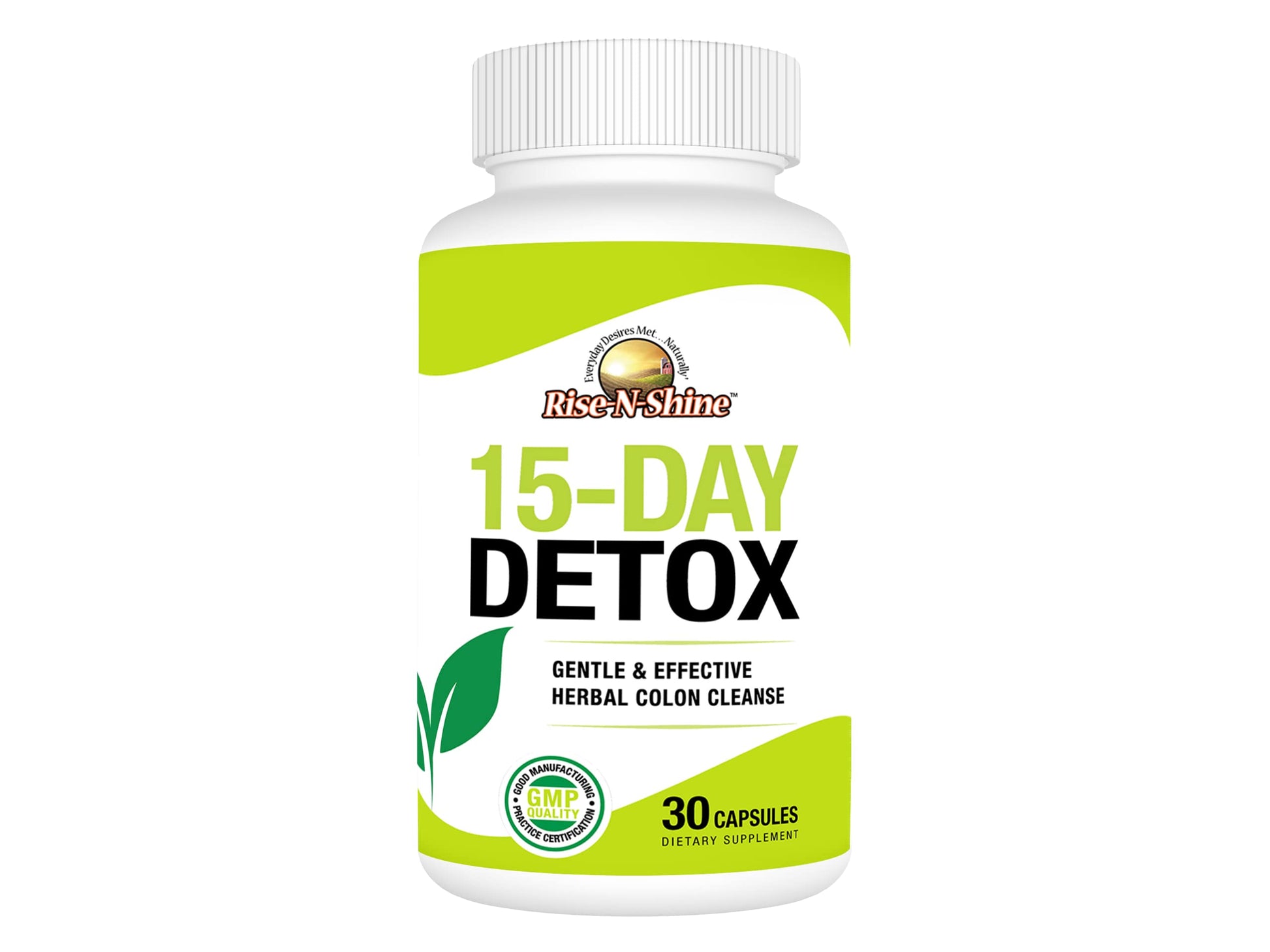 Rise-N-Shine 15 Day Detox Cleanse Capsule, 30 Capsules