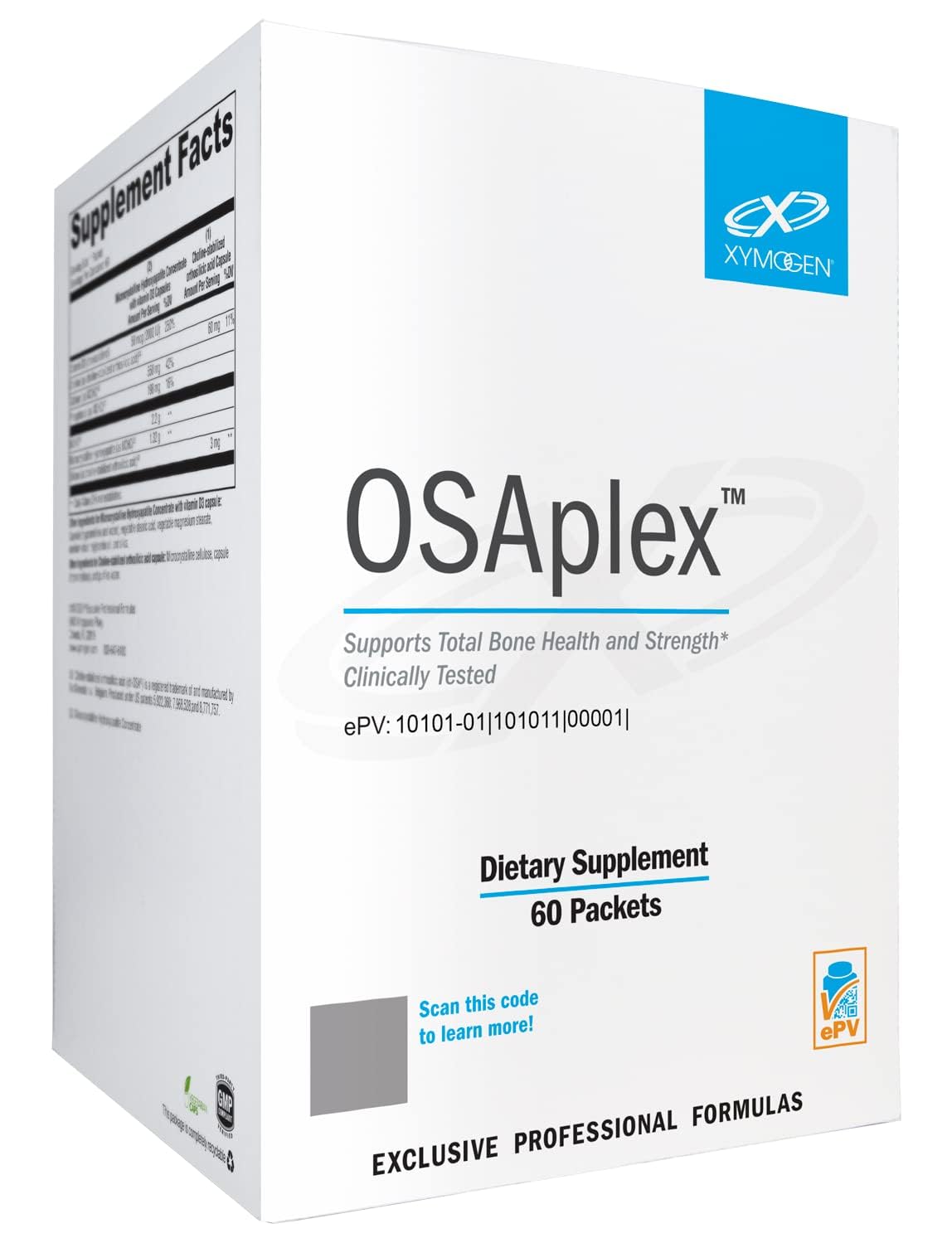 XYMOGEN OSAplex - Bone Health & Bone Strength Support Capsule, 60 Count