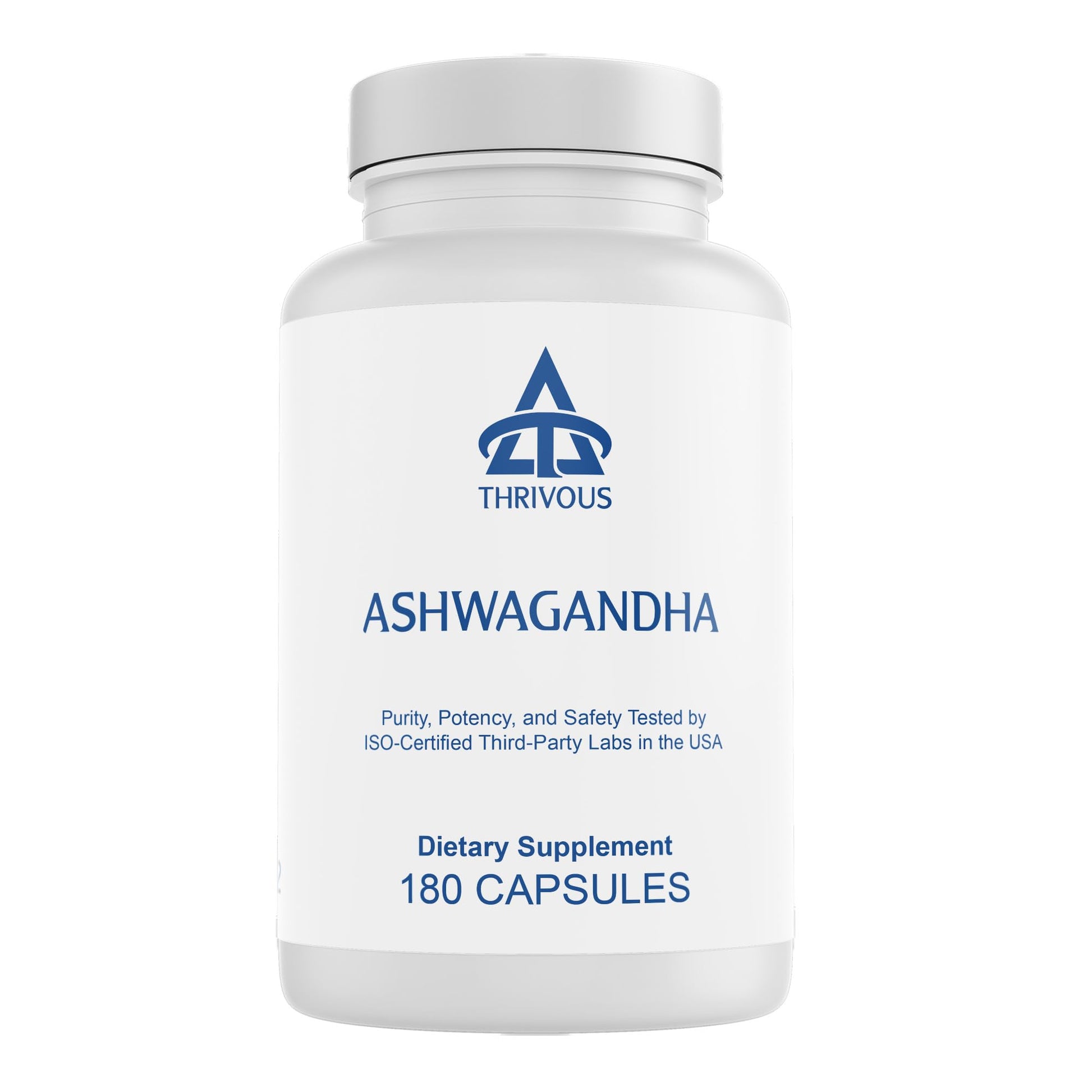 Thrivous Ashwagandha Root Extract 300 mg KSM-66 with 5% Withanolide, 180 Capsules