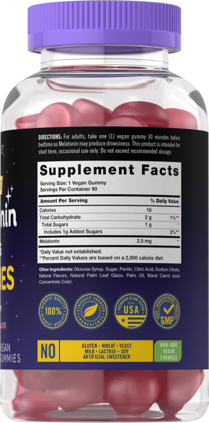 Carlyle Melatonin 2.5 mg Gummies, 90 Count