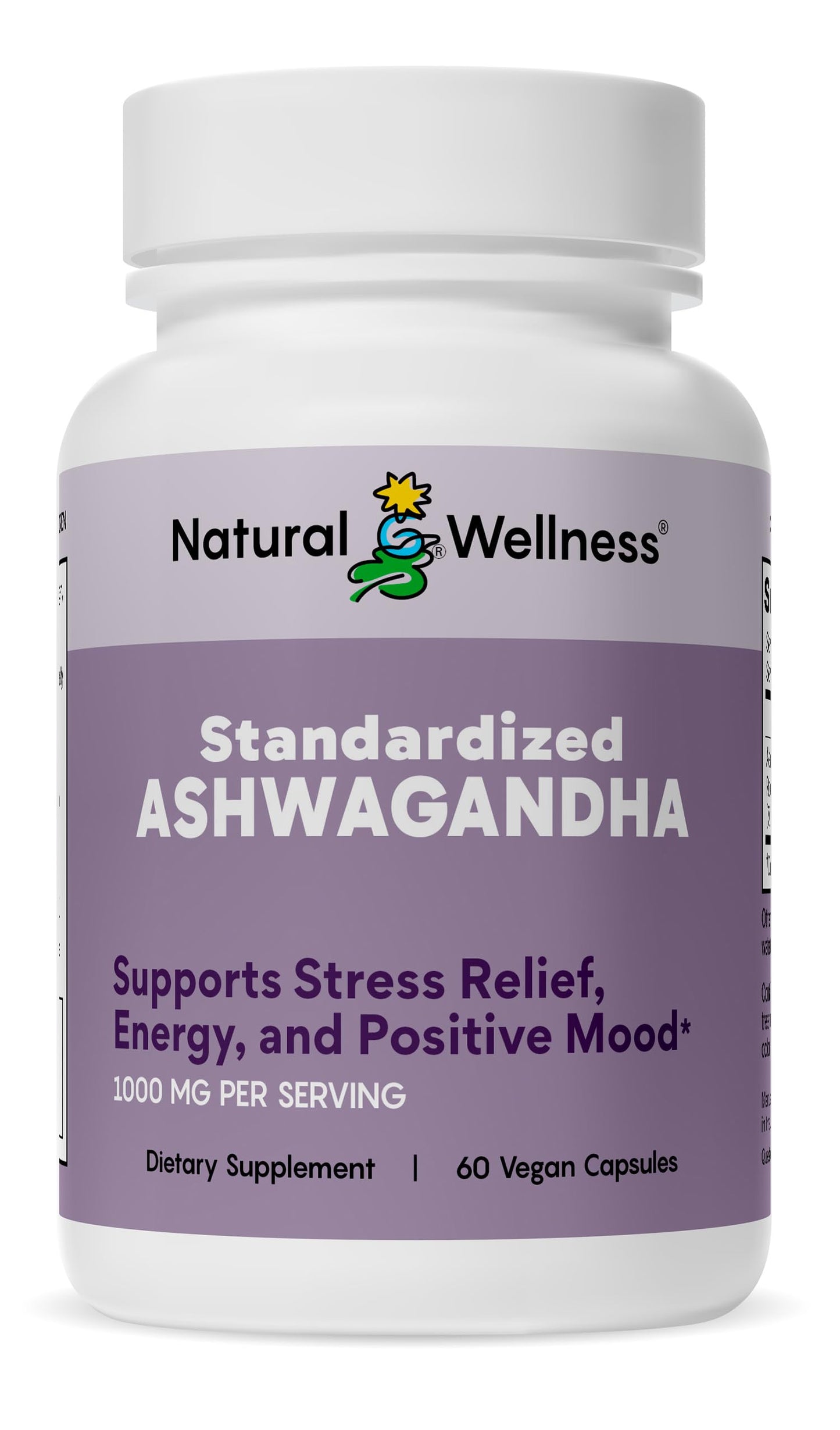 Natural Wellness Ashwagandha Root Extract 1000 mg Capsule, 60 Capsules