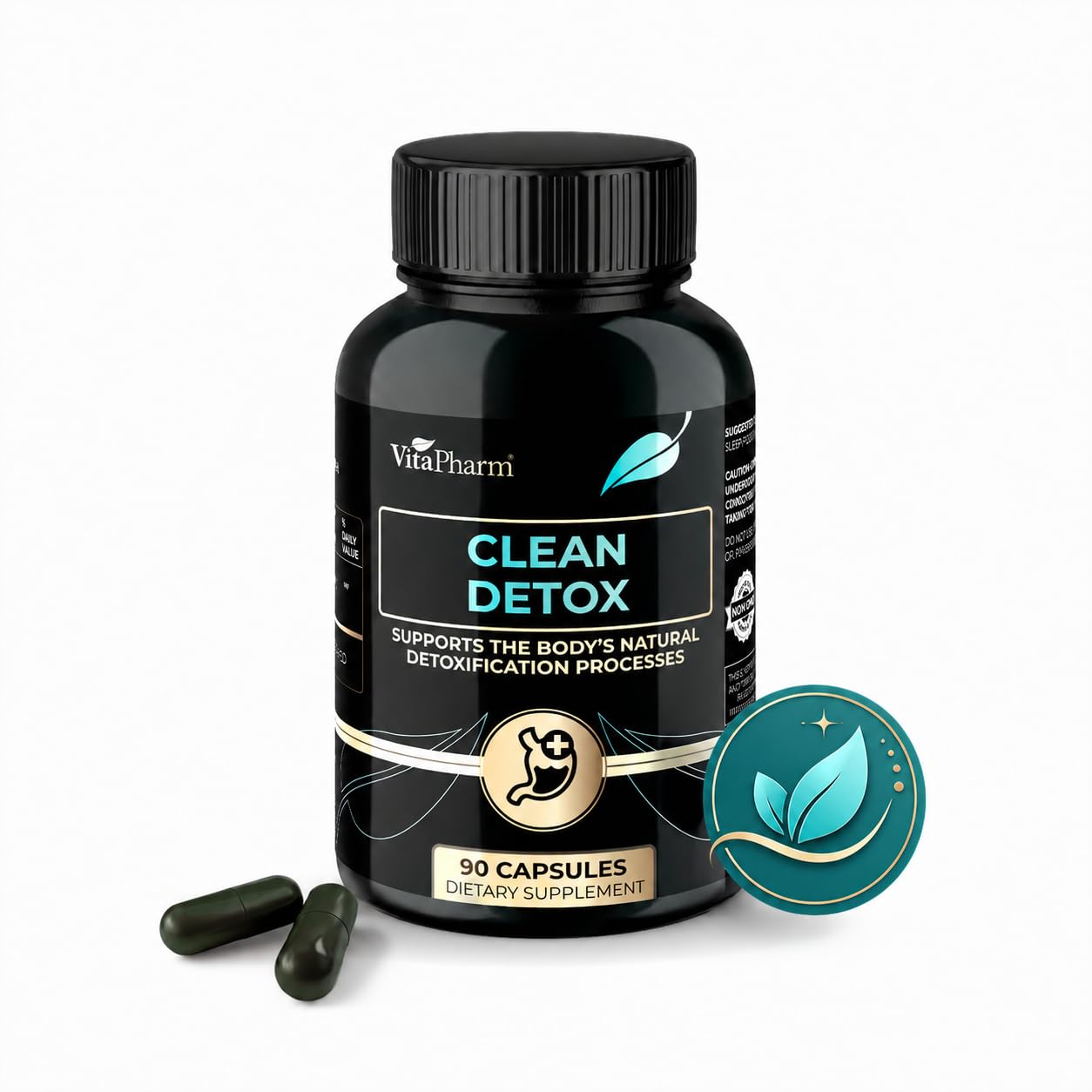 VitaPharm Clean Detox Zeolite Capsules, 90 Count