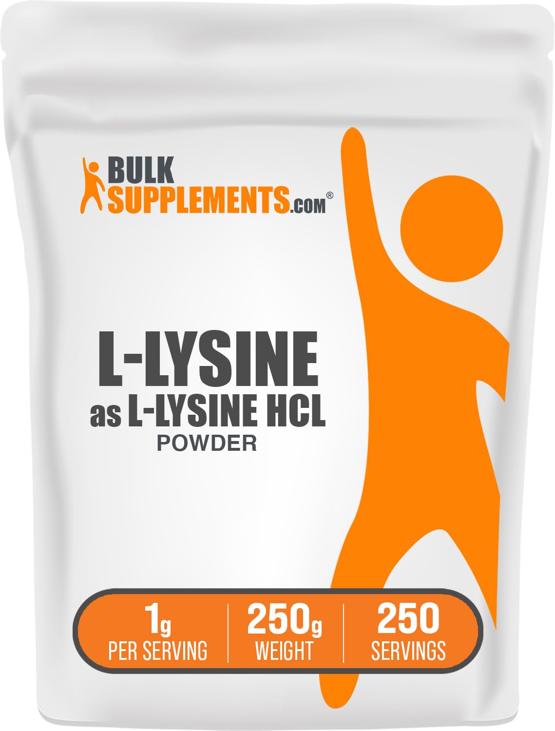 BulkSupplements L-Lysine Powder 8.82 Ounce