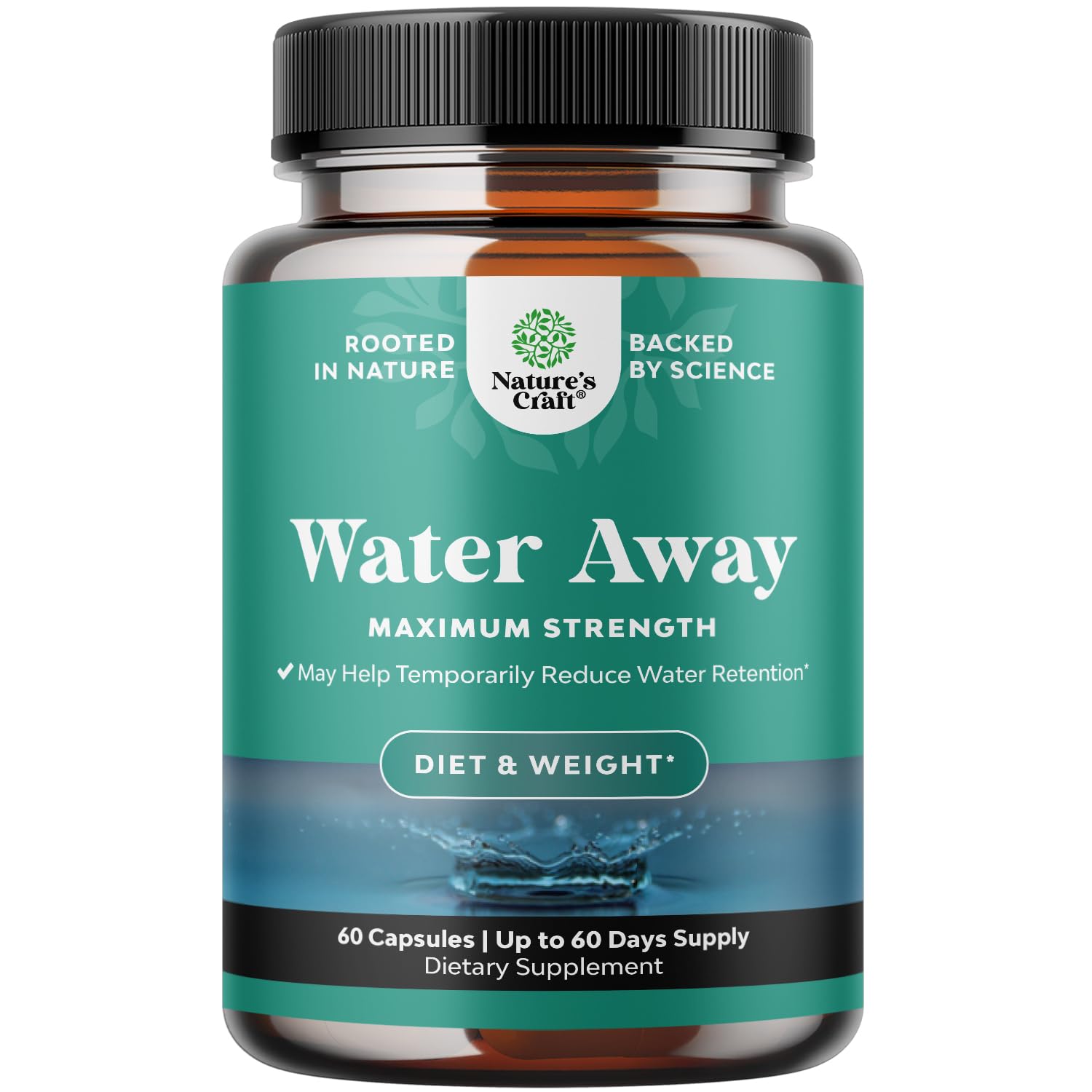 Natures Craft Water Away Capsule 60 Count