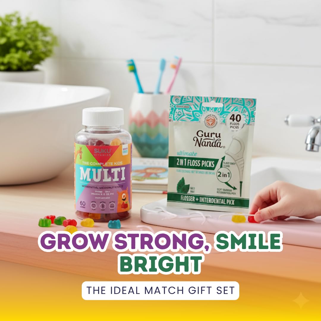 GROVE Suku Vitamins Kids Multivitamin Chewable 4 Pack