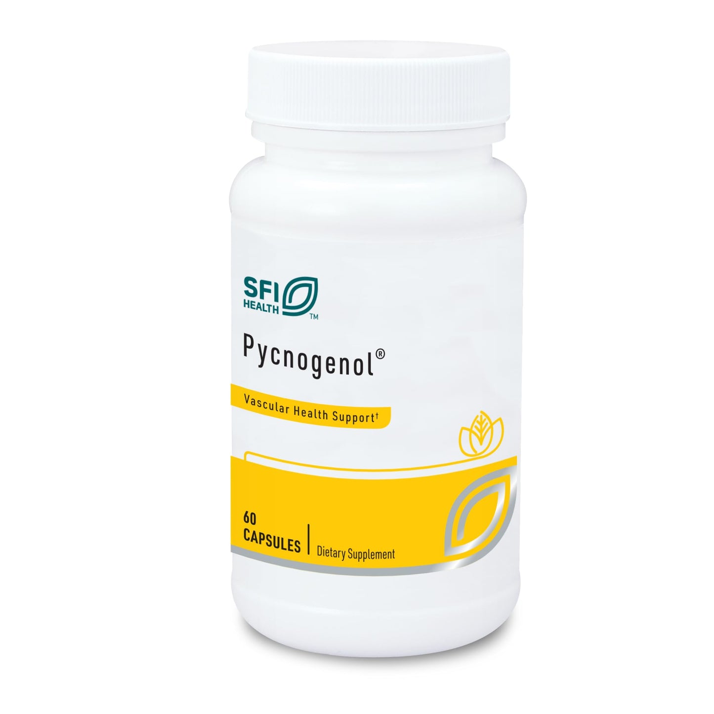 SFI Health Pycnogenol 50 mg Pine Bark Extract Capsules, 60 Count